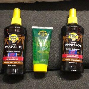 Tanning Oil and Aloe Vera